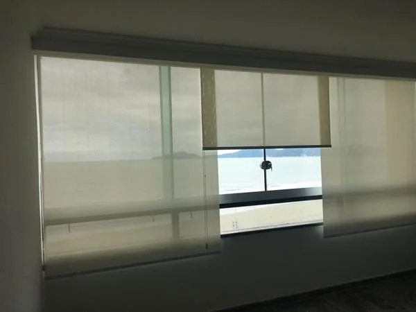Cortinas Solar Branca - Litoral Revestimentos